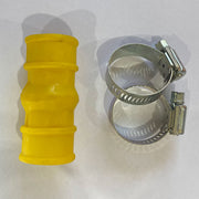 22mm Square Pipe Connector (with clamps)