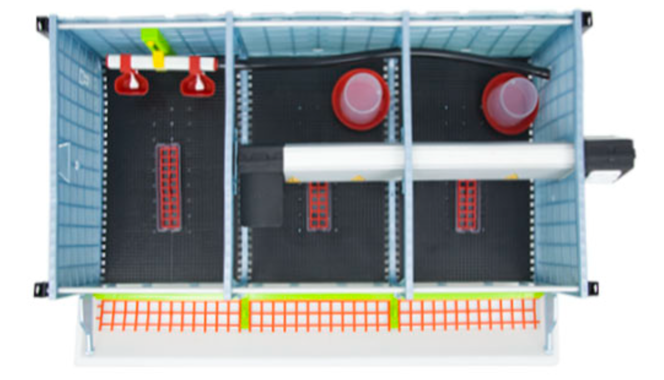Chick Brooding Cage CB25 (Triple Cage with Single Layer )