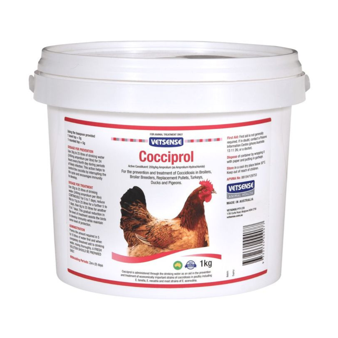 Vetsense Cocciprol 1kg Coccodiosis Treatment