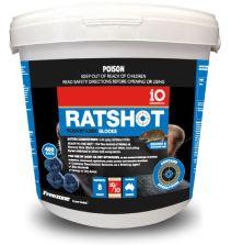 iO Ratshot Blocks 800gm BLUE Difenacoum