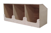 Chicken layer box - triple