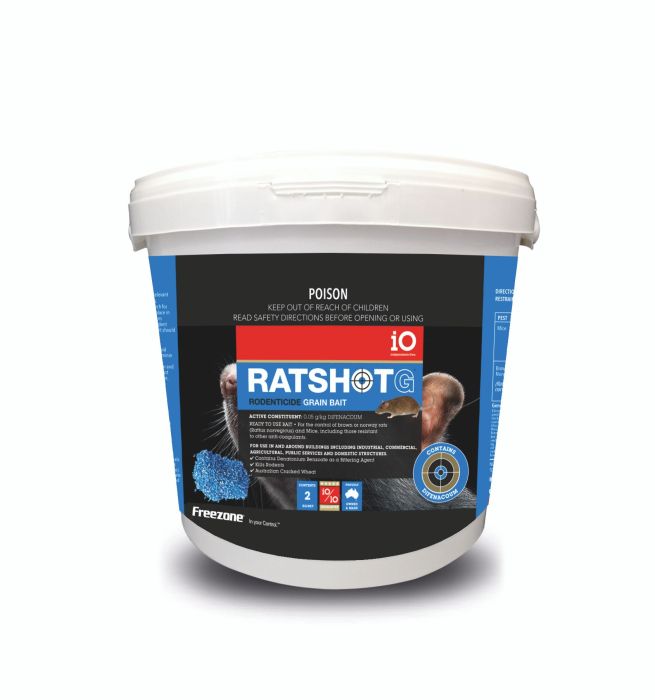 iO Ratshot Blocks 2kg BLUE Difenacoum