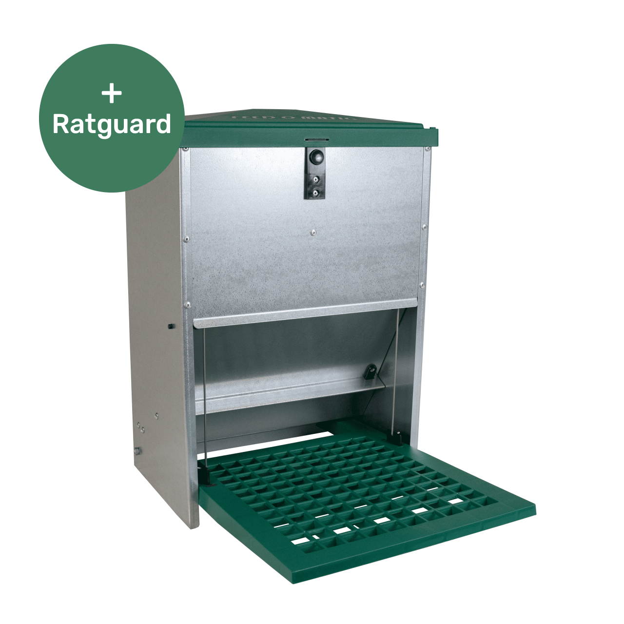 Feed-O-Matic Automatic poultry feeder with Ratguard - 12kg