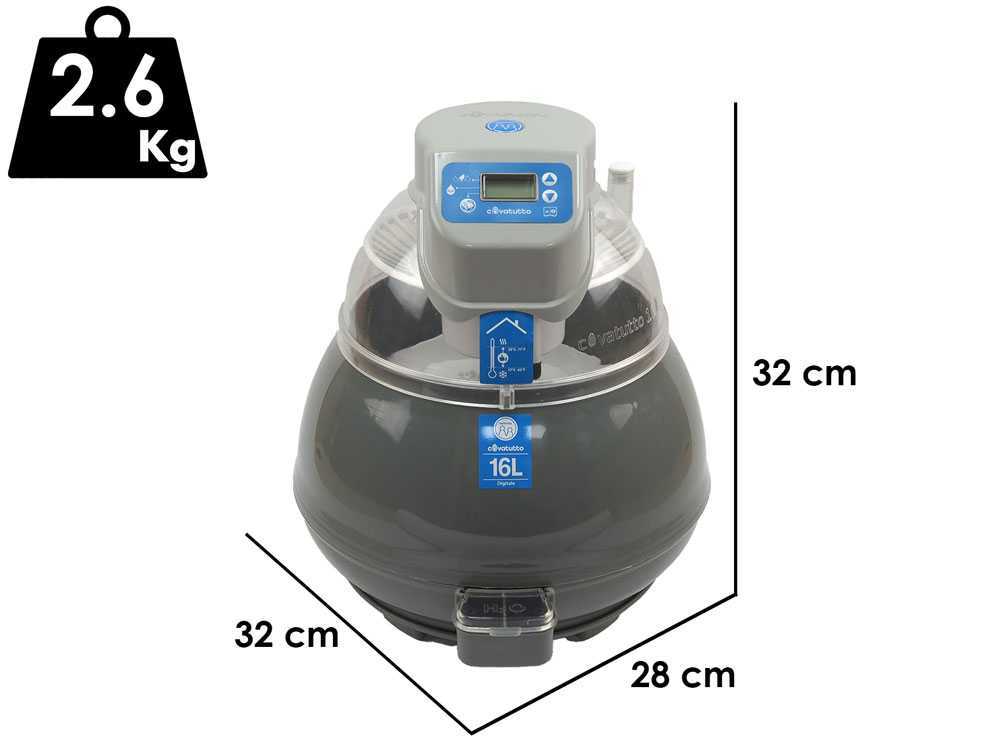 Novital Covatutto 16L Fan - Automatic Egg Incubator