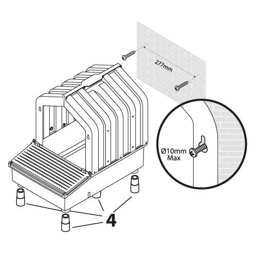 Novital Plastic Chicken Rollaway Layer Nesting Box